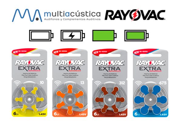 Pilas para audífonos Rayovac